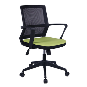 Dos, Color de vuelta verde silla de oficina computadora de malla Silla de tareas con Base de Nylon - Product Image 1