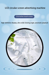 <span class=keywords><strong>Display</strong></span> Digital <span class=keywords><strong>LCD</strong></span> Redondo de 15.7 a 23.6 Polegadas, Fabricante de <span class=keywords><strong>Display</strong></span> Circular, Máquina de Publicidade Montada na Parede para Lojas - Product Image 4