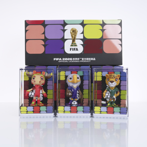 Figura de Mascota Oficial Licenciada del Mundial de la <span class=keywords><strong>FIFA</strong></span> 2026, 6CM 9CM, Caja de Plástico, Set de Regalo para Fanáticos del Fútbol, Mascota del Mundial - Product Image 6