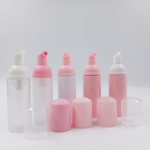 High Quality PET 50ml 100ml 120ml 150ml <b>Pink</b> Matte Rose Gold Hand Mousse Foaming Soap Dispenser Wash Cleanser Foam Pump <b>Bottle</b> - Product Image 2