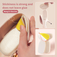 Protections de talon en mousse à mémoire de forme auto-adhésives souples, semelles intérieures sport et confort pour chaussures femme, coussinets absorbants les chocs et prévenant les ampoules