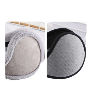Winter Warmer Custom Thickened Fleece <b>Earmuffs</b> for <b>Men</b> Women Autumn Winter Outdoor Cold Friendly Plain Color Polyester Suede - Product Image 6
