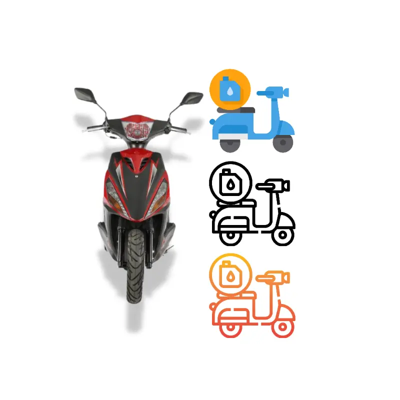 جديد دراجة ترابية كهربائية فرش الغاز سكوتر السوق صدمة جديد الغاز سكوتر 150cc 200cc 250cc المتاحة الوقود سكوتر