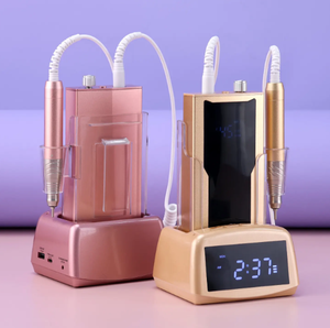 Mini perceuse à ongles sans fil 85W, 45000 tr/min, faible bruit, écran LCD, lime électrique avec poignée en plastique - Product Image 5