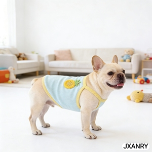 เสื้อกั๊กการ์ตูนน่ารัก JXANRY สำหรับฤดูใบไม้ผลิและฤดูร้อน สวมใส่สบาย เหมาะสำหรับลูกสุนัขและ<span class=keywords><strong>ลูก</strong></span>แมวแรก<span class=keywords><strong>เกิด</strong></span> - Product Image 1