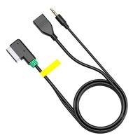 Interfaz de Música AMI MMI, Cargador USB, Cable Auxiliar con Conector de 3.5 mm para VW AUDI S5 Q5 Q7 A3 A4L A5 A1