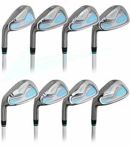 Ensemble de clubs de golf pour femmes gauchers, vente chaude personnalisée, avec poignée en caoutchouc, complet, 13 clubs, drivers - Product Image 4