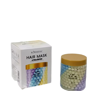 Crema Capilar Sin Enjuague de Triple Efecto con Protección del Color, Nutritiva y Orgánica, con Keratina, Colágeno y Aceite de Argán, 300g, para Marca Privada - Product Image 1
