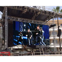 Écran LED transparent P3.91 pour publicité numérique intérieure, panneau électronique mince, location