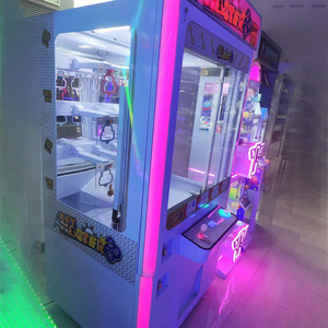 Cắt dây Arcade Key Master bán hàng tự động quà tặng lớn đẩy búp bê màu hồng ngày đồng tiền hoạt động máy trò chơi mô hình kim loại nhựa - Product Image 4