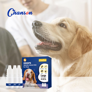 Gouttes topiques imperméables en gros pour la prévention et le contrôle des puces et tiques, plus de 1,5 lb, 3 doses de gouttes <span class=keywords><strong>anti</strong></span>-puces pour chiens - Product Image 5