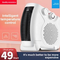 Calentador Eléctrico para Hogar, Oficina y Dormitorio, con Función de Calefacción y Refrigeración, Ahorro de Energía, Calentamiento Rápido, 1500-2000W, Cobertura de 10 m²