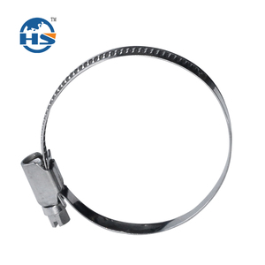 Stainless Steel Worm Drive Hose <b>Clamp</b> Adjustable Inch Measurement Silver Plated - Product Image 6