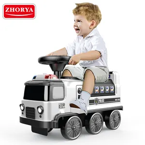 Zhorya מכונית צעצועי תינוק ילדים של צעצוע ילדי משטרת מוסך נדנדה חריץ צעצוע לרכב על מכוניות לילדים
