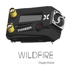 Foxeer Wildfire 5.8GHz 72CH ตัวรับสัญญาณคู่ OLED โมดูลสถานีภาคพื้นดิน รองรับการอัปเดตเฟิร์มแวร์ OSD สำหรับ Fatshark FPV Racing 6 เดือน - Product Image 4