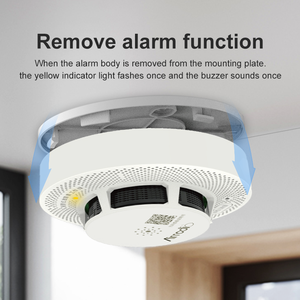 Sistema <span class=keywords><strong>di</strong></span> Allarme <span class=keywords><strong>Antincendio</strong></span> Tuya CO Sensore <span class=keywords><strong>di</strong></span> Temperatura Rilevatore <span class=keywords><strong>di</strong></span> <span class=keywords><strong>Fumo</strong></span> Fotoelettrico Impermeabile Batteria 5 Anni 85dB Allarme EN14604 - Product Image 6