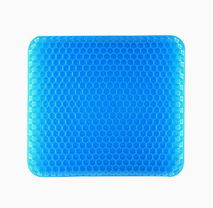 <span class=keywords><strong>Coussin</strong></span> de siège en gel pur pour longues périodes assises, confort respirant, soulagement de la douleur, lavable, portable, pour chaise de bureau, voiture, fauteuil roulant - Product Image 2