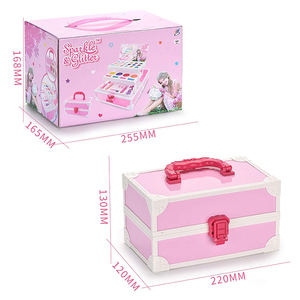 Ragazze della principessa Rosa Kit Per Il Trucco <span class=keywords><strong>di</strong></span> Bellezza Non-tossico Trasportare Tutti I Set <span class=keywords><strong>di</strong></span> Cosmetici-Nail Polish - Eye Shadow-balsamo per le labbra Trucco Set per I Bambini - Product Image 6