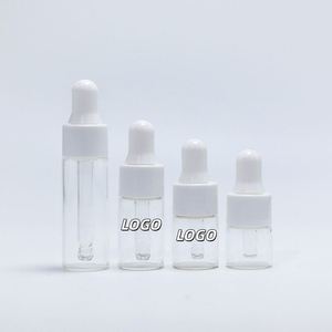 ขวดน้ำหอมขนาด 5 มล. ขวดแก้วใสขนาดเล็กพร้อมหลอดหยดสำหรับน้ำมันหอมระเหย - Product Image 1