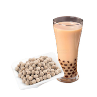 Perles de Tapioca YUECHUANXIANG en Gros, Boules de Boba Moelleuses, Perles de Tapioca Noires, Sirop de Sucre Brun, 900g*20 sacs/Ctn, Vrac