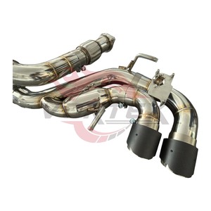 ท่อไอเสีย Chevrolet Corvette C8 2019-2023แบบท่อตรง Valvetronic 304SS กระจกขัดเงา - Product Image 6