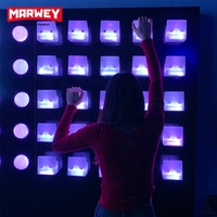 Equipo de entretenimiento caliente Activación deportiva Iluminación LED Rejilla de reacción de pared Activar juego Climb Room Interactive Active Arena Game