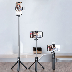 <span class=keywords><strong>Palo</strong></span> de <span class=keywords><strong>Selfie</strong></span> con Trípode para Móvil, Trípode Plegable Inalámbrico con Control Remoto para Xiaomi, Huawei, <span class=keywords><strong>iPhone</strong></span>, iOS, Android, 100 cm - Product Image 2