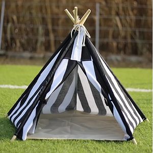 Tente d'été personnalisée pour animaux de compagnie, lit pour <span class=keywords><strong>chien</strong></span> mignon, amovible et lavable, portable pour petits et moyens chats, tentes portables - Product Image 4