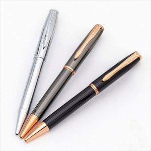 Custom Logo 1.0mm Black Ballpoint <b>Pen</b> High-End Metal Design for Business Office School Promotions Customizable Business <b>Pens</b> - Product Image 3