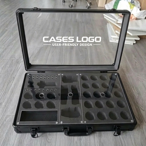 Boîte de rangement pour lanceur de toupies de combat, étui de transport portable en aluminium et acrylique transparent - Product Image 6
