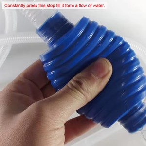 Écologique Semi-Automatique Aquarium Siphon Fish Tank Aspirateur Pompe Changeur D'eau Gravier Filtre En Plastique Acuario - Product Image 4