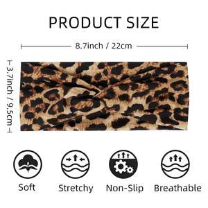 أربطة رأس للنساء ، رباط رأس مرن ، أربطة رأس للنساء ، غير قابلة للإنزلاق 4 * - Product Image 2