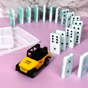 <span class=keywords><strong>Jeu</strong></span> <span class=keywords><strong>de</strong></span> société <span class=keywords><strong>domino</strong></span> arithmétique pour enfants bricolage, moule à colle pour échecs et cartes - Product Image 3