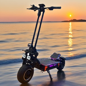 Controlador de Scooter de 72V 60A, Scooter Eléctrico para Adultos con Asiento, Motor Dual de 13/14 Pulgadas, Largo Alcance, Alta Velocidad, 70 Mi, 50 Ah - Product Image 1