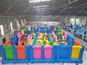 Thương mại <span class=keywords><strong>Inflatable</strong></span> vui vẻ thành phố lớn Bouncer lâu đài Trampoline Bouncer trượt công viên chủ đề <span class=keywords><strong>Inflatable</strong></span> Toddler sân chơi cho trẻ em - Product Image 2