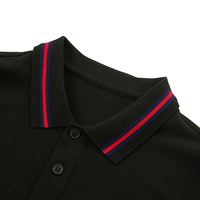 Polo de sport respirant Logo Chemises brodées à manches courtes pour hommes Polo en coton