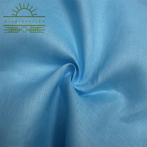 Fabricants en gros Rigu pur lin lin français tissu lavé au sable couleur unie lin tissé organique 100% tissu de lin - Product Image 3