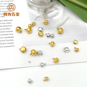 Clochettes décoratives en métal Tongwei Or et Argent 6mm 8mm 10mm pour Noël et artisanat pour animaux de compagnie - Product Image 2