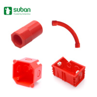 Raccord coudé PVC 90 degrés couleur, surface lisse, basse pression, accessoires électriques mâles, joint de ligne, décoration intérieure
