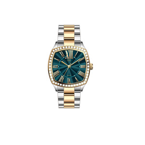 นาฬิกาข้อมือผู้หญิง Tonneau Decorative Watch Vow Glow ขนาด 18 มม. หน้าปัดกระจกควอตซ์ สายโลหะผสม สายบาง เหมาะสำหรับงานปาร์ตี้ ธุรกิจ และเป็นเครื่องประดับเสริมชุด - Product Image 3