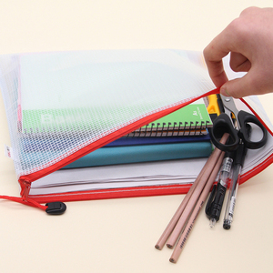 Chất lượng cao trong suốt A4 mô hình PP thư mục tập tin công suất lớn rắn dây kéo túi tài liệu cho học tập văn phòng tuyệt vời nộp hồ sơ - Product Image 2