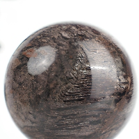 Esfera de Cristal Fantasma Blanco Natural, Bola de Cristal Pulida, Globo de Piedra Preciosa para Decoración del Hogar, Colección de Regalos