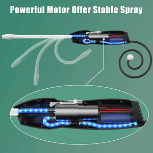 Pulvérisateur électrique de jardin, type-C rechargeable, 2L, pulvérisateur portable avec tuyau flexible de 1 mètre, couvercle - Product Image 4
