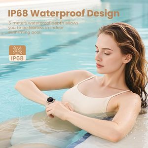 KEEPONFIT สมาร์ทวอทช์สำหรับผู้หญิง LCD Android/ไอโฟน IP68 กันน้ำ ตัวติดตามฟิตเนส GPS แบตเตอรี่ 7 วัน วัดอัตราการเต้นของหัวใจ/SpO2 - Product Image 6