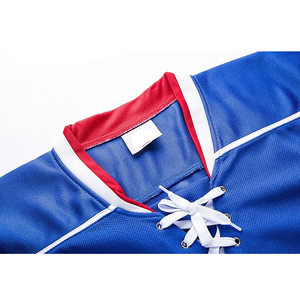 เสื้อฮอกกี้น้ำ<span class=keywords><strong>แข็ง</strong></span>แบบสั่งทำพิเศษ คุณภาพระดับ OEM ผลิตจากโพลีเอสเตอร์ ทนทาน เหมาะสำหรับทีม พร้อมเชือกผูก - Product Image 3