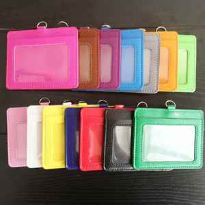 Porta Tarjetas de Identificación Vertical y Horizontal de Piel Sintética de Buena Calidad y Precio Económico, con Doble Ranura para Tarjetas - Product Image 4