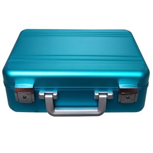 Estuche Portátil para Herramientas, Caja <span class=keywords><strong>de</strong></span> Transporte Personalizada <span class=keywords><strong>de</strong></span> Espuma <span class=keywords><strong>EVA</strong></span>, Maletín Rígido <span class=keywords><strong>de</strong></span> Aleación <span class=keywords><strong>de</strong></span> Aluminio con Compartimento <span class=keywords><strong>Secreto</strong></span> - Product Image 2