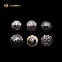 Produsen Kancing HONMEO untuk Pakaian OEM ODM Kancing Kustom dari Paduan Seng untuk Logo Kancing Shank Besar Kancing Shank Logam