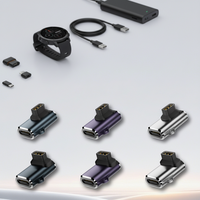 Plus haute qualité forme inclinée 3Pin montres Port mâle à Type C femelle adaptateur convertisseur de charge plus rapide pour COROS montre intelligente