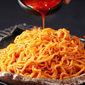 Chenghou thực phẩm thương hiệu bán buôn Hàn Quốc lúa mì Halal chiên mì ăn liền làm bằng tay nóng cay gà hương vị 90g - Product Image 1